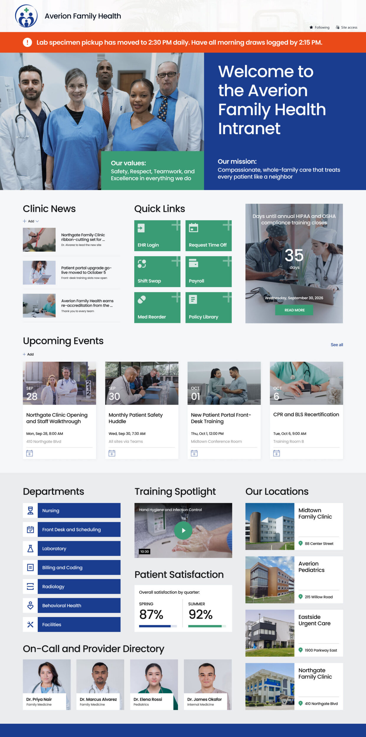 Medical intranet