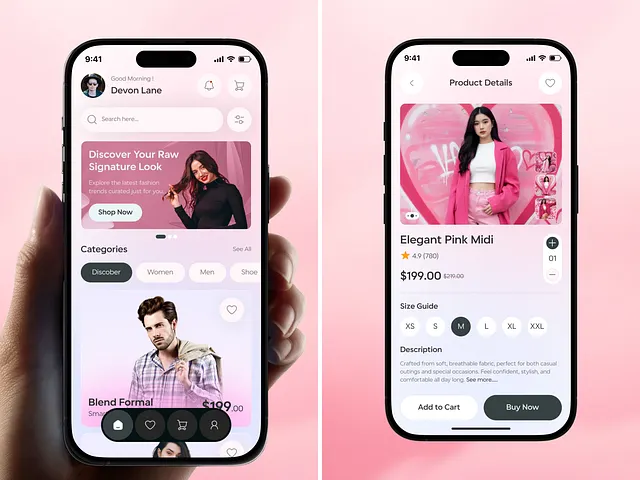 Ecommerce mobile application