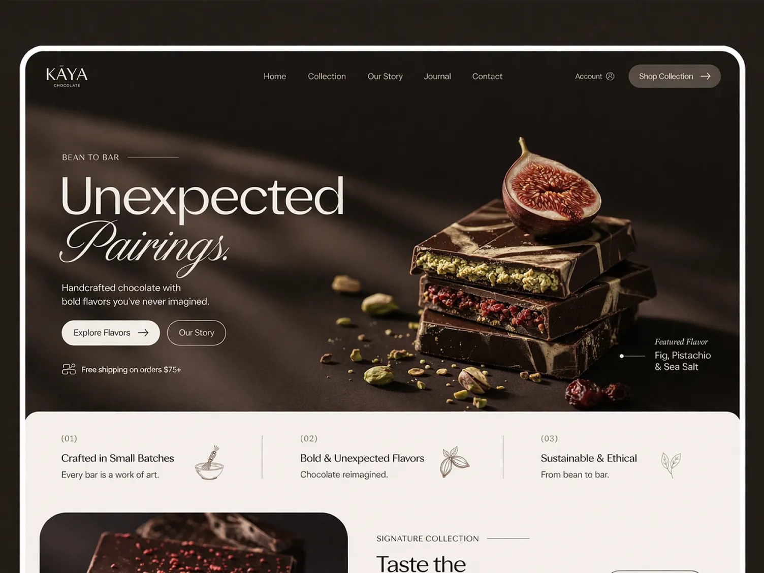 Luxury website design